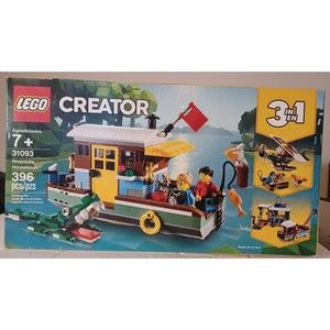 LEGO Creator Riverside Houseboat Set 31093 Building kit 396 Pcs Playset Retired
